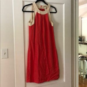 Banana Republic Linen Color Block Dress